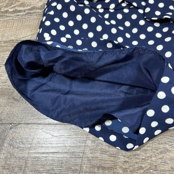 Lauren Conrad Disney Minnie Mouse Collection Blue Polka Dot Shorts XS - Picture 7 of 9